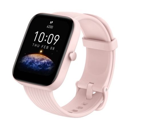 Amazfit Bip 3 Pro okosóra, rózsaszín