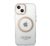 Guess Transparent MagSafe Apple iPhone 14 hátlap tok, arany