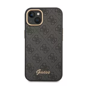   Guess Metal Camera Outline Apple iPhone 14 hátlap tok, fekete