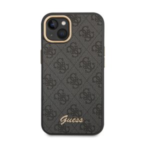   Guess Metal Camera Outline Apple iPhone 14 Plus hátlap tok, fekete