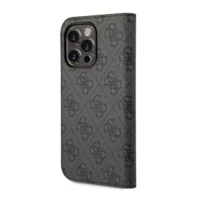   Guess 4G Metal Camera Outline Apple iPhone 14 Pro flip tok, fekete