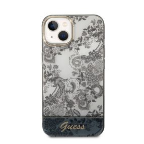   Guess Toile De Jouy Apple iPhone 14 Plus hátlap tok, szürke