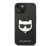 Karl Lagerfeld Choupette Head Saffiano bőr hátlap tok Apple iPhone 14 Plus, fekete
