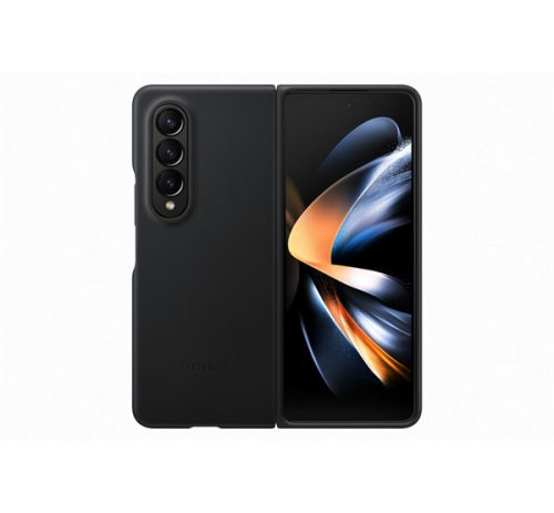 Samsung Galaxy Z Fold4 Leather Cover gyári bőr tok, fekete, EF-VF936LB