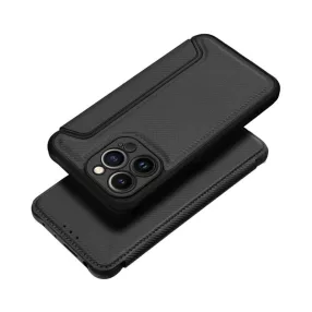 Razor book Apple iPhone 14 Pro flip tok, fekete