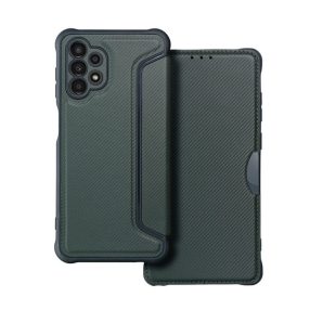 Razor book Samsung Galaxy A32 LTE flip tok, sötétzöld