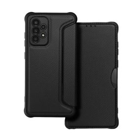 Razor book Samsung Galaxy A52 flip tok, fekete