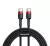 Baseus Cafule USB-C / USB-C töltő- és adatkábel, 60W, 1m, fekete-piros