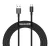 Baseus Superior USB / USB-C töltő- és adatkábel, 66W, 2m, fekete