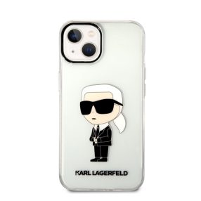   Karl Lagerfeld IML Ikonik NFT hátlap tok Apple iPhone 14 Plus, átlátszó