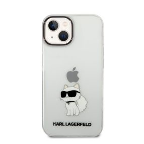   Karl Lagerfeld IML Choupette NFT hátlap tok Apple iPhone 14 Plus, átlátszó