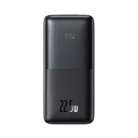   Baseus Bipow Pro Power bank / külső akkumulátor, 10000mAh, 2xUSB-A, USB-C, 22.5W, fekete
