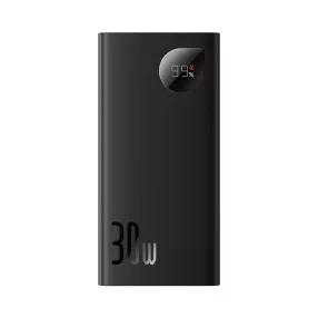   Baseus Adaman2 Power bank / külső akkumulátor, 10000mAh, 2xUSB, USB-C, 30W fekete