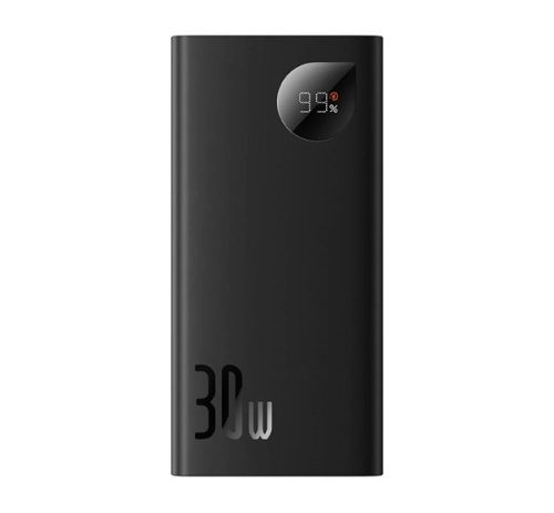 Baseus Adaman2 Power bank / külső akkumulátor, 10000mAh, 2xUSB, USB-C, 30W fekete