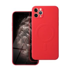 Magsafe szilikon tok Apple iPhone 11 Pro Max, piros