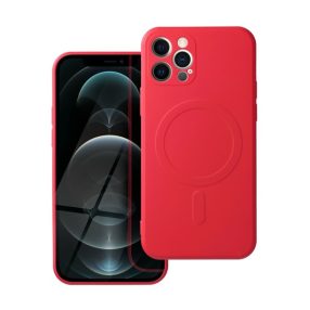 Magsafe szilikon tok Apple iPhone 12 Pro, piros