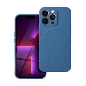 Magsafe szilikon tok Apple iPhone 13 Pro, kék