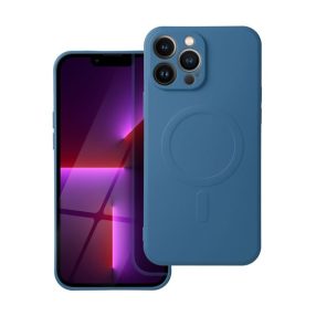 Magsafe szilikon tok Apple iPhone 13 Pro Max, kék