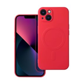 Magsafe szilikon tok Apple iPhone 13, piros