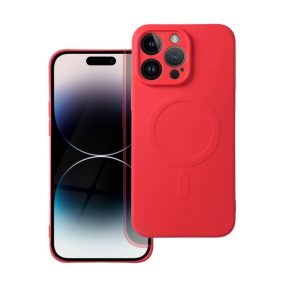 Magsafe szilikon tok Apple iPhone 14 Pro Max, piros