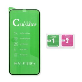   Samsung Galaxy A23 5G, Full Glue Ceramic hajlított tempered glass kijelzővédő üvegfólia, fekete