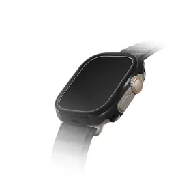   Uniq Valencia Apple Watch UItra 2/1 (49mm) aluminium tok, fekete