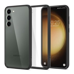   Spigen Ultra Hybrid Samsung Galaxy S23 tok, Matte Black, fekete