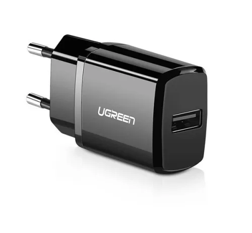 Ugreen ED011 hálózati gyorstöltő adapter, USB, 2,1A, fekete