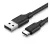 Ugreen US287 USB-C / USB gyorstöltő- és adatkábel, 3m, fekete