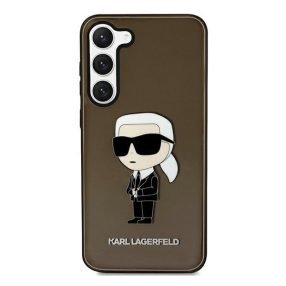   Karl Lagerfeld Ikonik Samsung Galaxy S23 szilikon tok, fekete