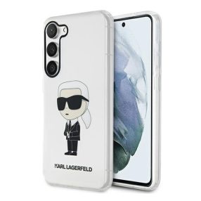   Karl Lagerfeld Ikonik Samsung Galaxy S23 szilikon tok, átlátszó