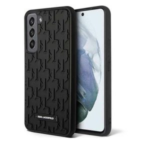   Karl Lagerfeld 3D Monogram Samsung Galaxy S23 szilikon tok, fekete