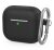 Phoner Simple Apple Airpods 3 szilikon tok akasztóval, fekete
