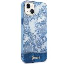 Guess Porcelain Collection Apple iPhone 14 Plus hátlap tok, kék