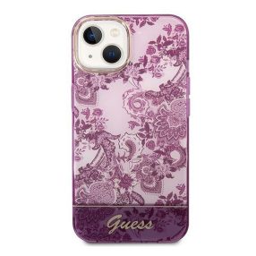   Guess Porcelain Collection Apple iPhone 14 Plus hátlap tok, rózsaszín