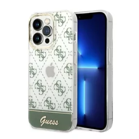   Guess 4G Pattern Script Apple iPhone 14 Pro Max hátlap tok, keki
