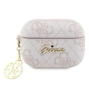 Guess 4G Charm Apple AirPods Pro 2 tok , rózsaszín