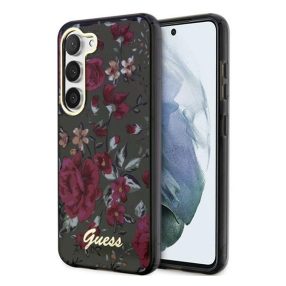   Guess Flower Collection Samsung Galaxy S23+ hátlap tok , keki