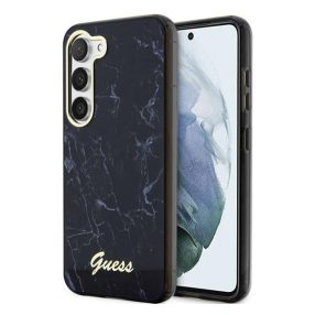 Guess Marble Samsung Galaxy S23+ hátlap tok , fekete