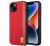 Ferrari Carbon Apple iPhone 14 Plus karbon hátlap tok, piros