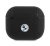BMW Geniune Leather Silver Logo Apple AirPods 3 szilikon tok, fekete