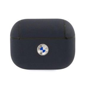   BMW Geniune Leather Silver Logo Apple AirPods Pro szilikon tok,  kék
