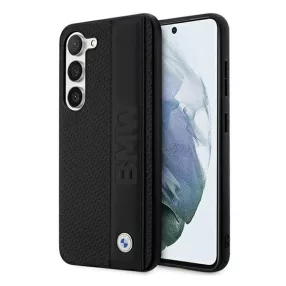 BMW Leather StampApple iPhone 14 Pro Max hátlap tok, fekete