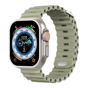 Phoner River Apple Watch 41/40/38 mm szilikon szíj, keki