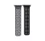 Phoner Spike Apple Watch szilikon szíj, 38/40/41mm, szürke/fekete