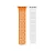 Phoner Spike Apple Watch szilikon szíj, 38/40/41mm, narancs/fehér
