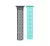 Phoner Spike Apple Watch szilikon szíj, 38/40/41mm, szürke/kék