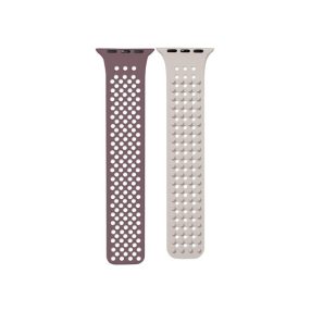   Phoner Spike Apple Watch szilikon szíj, 49/45/44/42mm, homok/barna