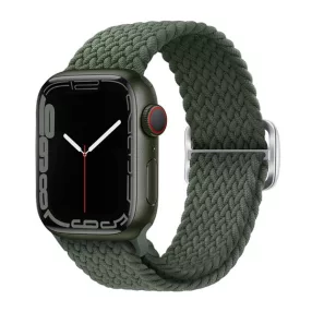   Phoner Hook Apple Watch csatos fonott szövet szíj, 38/40/41mm, fenyő