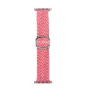   Phoner Hook Apple Watch csatos fonott szövet szíj, 49/45/44/42mm, rózsaszín